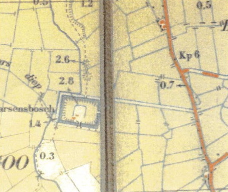 Afbeelding 8.2. Topografische kaart Aduard no. 79 (links) en Zuidwolde no. 80 (rechts).
Beide verkend in 1905 en herzien 1934. Aduard uitgave 1935, Zuidwolde uitgave 1934. 